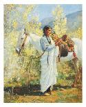 The Flute Player-Bert Phillips-Mounted Art Print