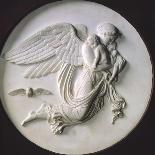 The Graces and Cupid, Detail of the Embrace, and Faces and Gazes, 1820-22 (Carrara Marble)-Bertel Thorvaldsen-Giclee Print