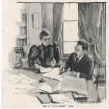 Sidney and Beatrice Webb Economists and Social Theorists Working Together-Bertha Newcombe-Framed Stretched Canvas