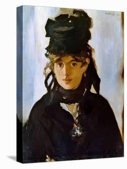 Berthe Morisot (1841-1895)-Edouard Manet-Stretched Canvas