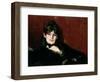 Berthe Morisot (1841-95) Reclining, 1873-Edouard Manet-Framed Premium Giclee Print