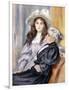 Berthe Morisot and Her Daughter, Julie Manet, 1894-Pierre-Auguste Renoir-Framed Giclee Print