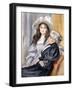 Berthe Morisot and Her Daughter, Julie Manet, 1894-Pierre-Auguste Renoir-Framed Premium Giclee Print