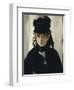 Berthe Morisot au bouquet de violettes-Edouard Manet-Framed Premium Giclee Print