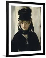 Berthe Morisot au bouquet de violettes-Edouard Manet-Framed Giclee Print