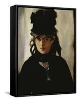 Berthe Morisot, c.1872-Edouard Manet-Framed Stretched Canvas