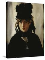 Berthe Morisot, c.1872-Edouard Manet-Stretched Canvas