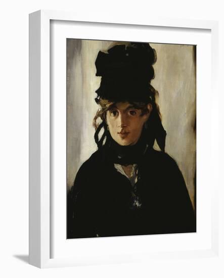 Berthe Morisot, c.1872-Edouard Manet-Framed Premium Giclee Print