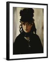 Berthe Morisot, c.1872-Edouard Manet-Framed Giclee Print