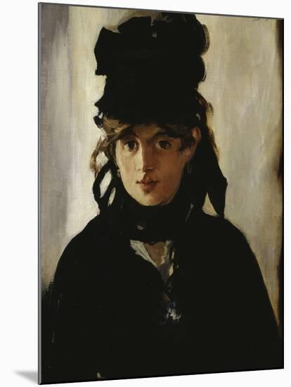 Berthe Morisot, c.1872-Edouard Manet-Mounted Giclee Print