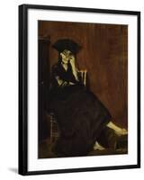 Berthe Morisot, c.1872-Edouard Manet-Framed Giclee Print