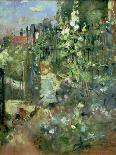 Roses Tremieres (Hollyhocks), 1884-Berthe Morisot-Premium Giclee Print
