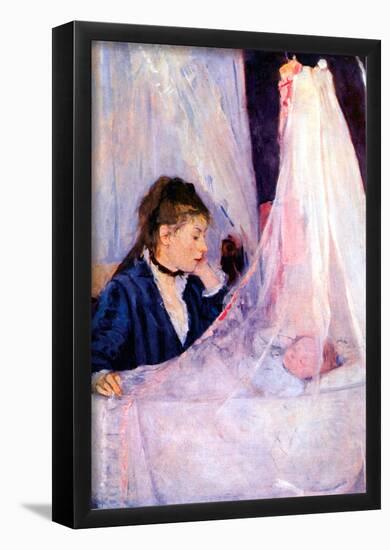 Berthe Morisot Cradle Art Print Poster-null-Framed Poster