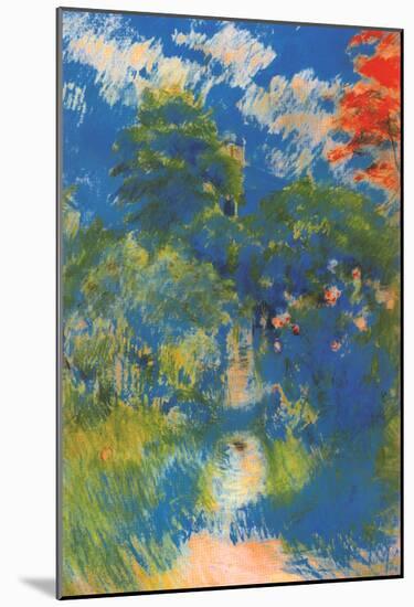 Berthe Morisot Gardenpath in Mezy Art Print Poster-null-Mounted Poster