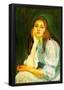 Berthe Morisot Julie Dreaming Art Print Poster-null-Framed Poster