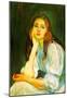 Berthe Morisot Julie Dreaming Art Print Poster-null-Mounted Poster