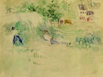 The Beach at Nice, 1882-Berthe Morisot-Giclee Print