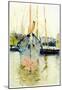 Berthe Morisot Midina at the Entrance to the Isle of Wight Art Print Poster-null-Mounted Poster