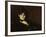 Berthe Morisot Reclining-Edouard Manet-Framed Giclee Print