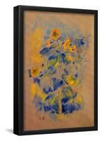 Berthe Morisot Sunflowers Art Print Poster-null-Framed Poster