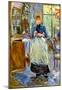 Berthe Morisot The Dining Room Art Print Poster-null-Mounted Poster