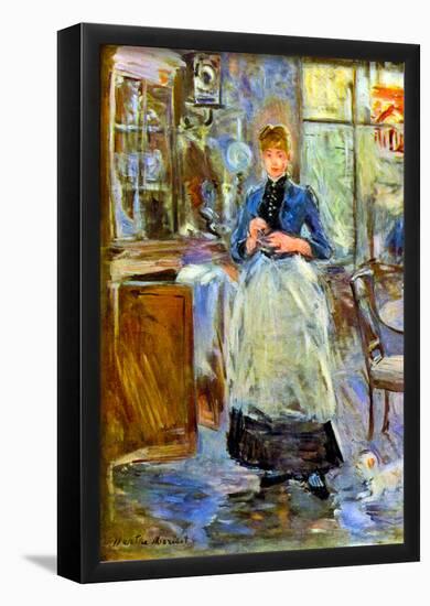 Berthe Morisot The Dining Room Art Print Poster-null-Framed Poster