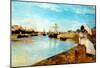 Berthe Morisot The Port of Lorient Impressionist Art Print Poster-null-Mounted Poster