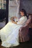 Young Girl with a Fan, 1893-Berthe Morisot-Giclee Print