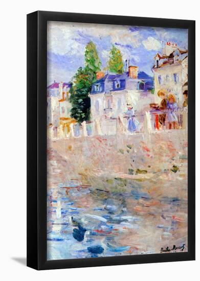 Berthe Morisot The Sky in Bougival Art Print Poster-null-Framed Poster