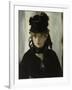 Berthe Morisot with a Bouquet of Violets, C. 1880-Edouard Manet-Framed Giclee Print