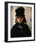 Berthe Morisot with a Bouquet-Edouard Manet-Framed Art Print