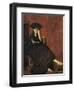 Berthe Morisot with a Fan-Edouard Manet-Framed Art Print