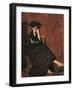 Berthe Morisot with a Fan-Edouard Manet-Framed Art Print