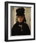 Berthe Morisot with Bouquet of Violets, 1872-Edouard Manet-Framed Giclee Print