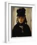 Berthe Morisot with Bouquet of Violets, 1872-Edouard Manet-Framed Giclee Print