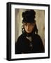 Berthe Morisot with Bouquet of Violets, 1872-Edouard Manet-Framed Giclee Print