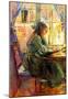 Berthe Morisot Young Girl Writing Art Print Poster-null-Mounted Poster