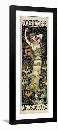 Berthon Folies Bergere 1896-null-Framed Giclee Print