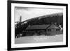 Berthoud Pass, Colorado - Berthoud Pass Inn Exterior-Lantern Press-Framed Art Print