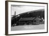 Berthoud Pass, Colorado - Berthoud Pass Inn Exterior-Lantern Press-Framed Art Print