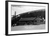 Berthoud Pass, Colorado - Berthoud Pass Inn Exterior-Lantern Press-Framed Art Print