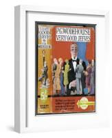 Bertie Wooster's Imperturbable Gentleman's Gentleman is Looked to for Counsel-Author: Sir-Framed Art Print