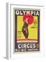 Bertram Mills Circus Poster, 1922-Dudley Hardy-Framed Giclee Print