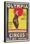 Bertram Mills Circus Poster, 1922-Dudley Hardy-Framed Stretched Canvas