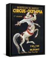 Bertram Mills Circus-null-Framed Stretched Canvas