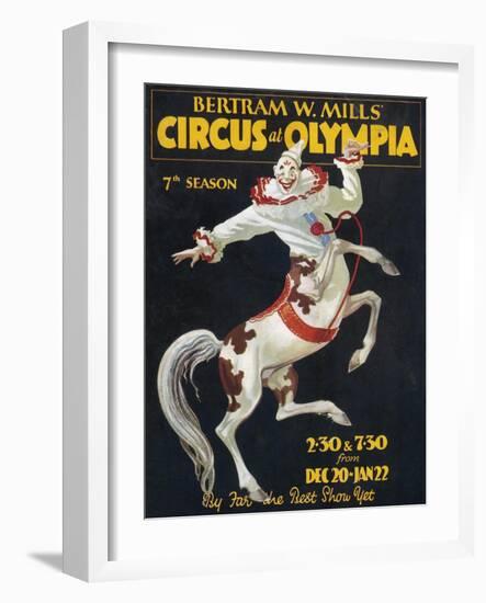 Bertram Mills Circus-null-Framed Art Print