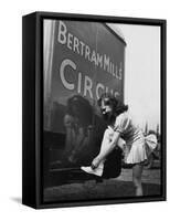 Bertram Mills' Girl-null-Framed Stretched Canvas