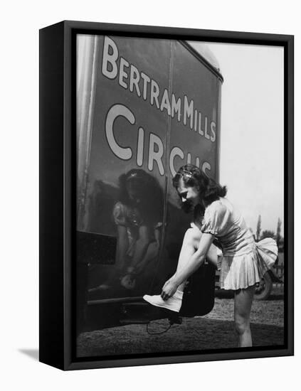Bertram Mills' Girl-null-Framed Stretched Canvas