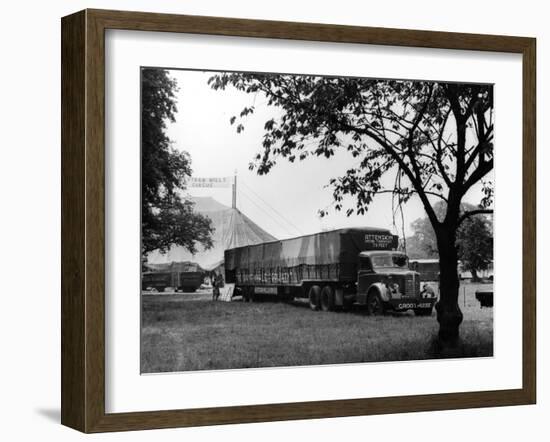 Bertram Mills' Lorry-null-Framed Photographic Print