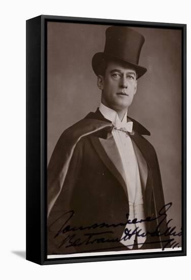 Bertram Wallis, English Actor and Singer-null-Framed Stretched Canvas